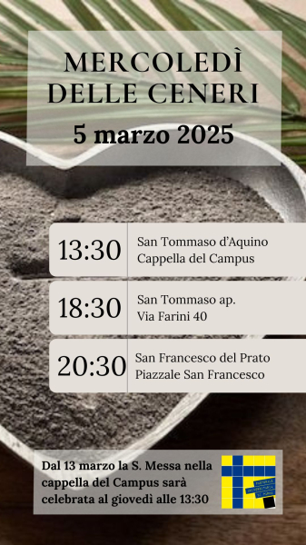 Celebrazione del Mercoledì delle Ceneri